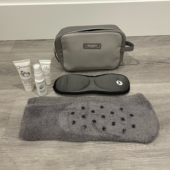 Hackett Toiletry Travel Gray Bag - Picture 1 of 4